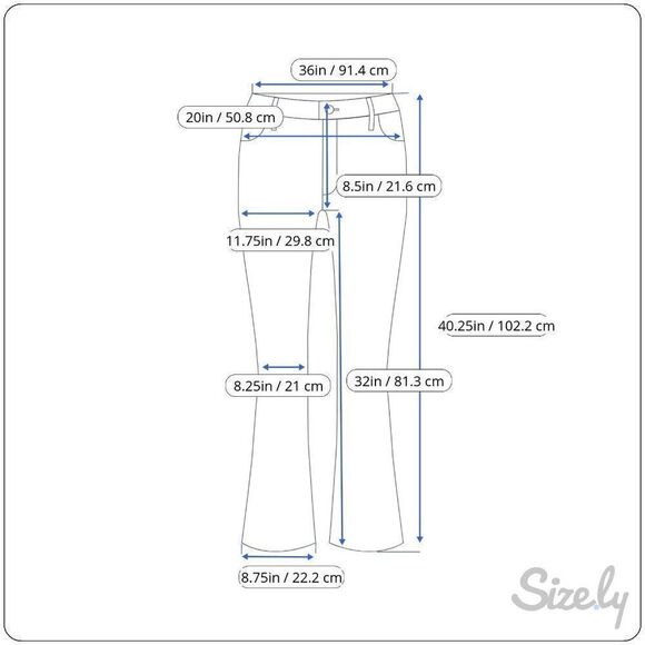 Mossimo Modern Bootcut Women's Size 14 Medium Wash Blue Denim Stretch 36X32 - Picture 2 of 13